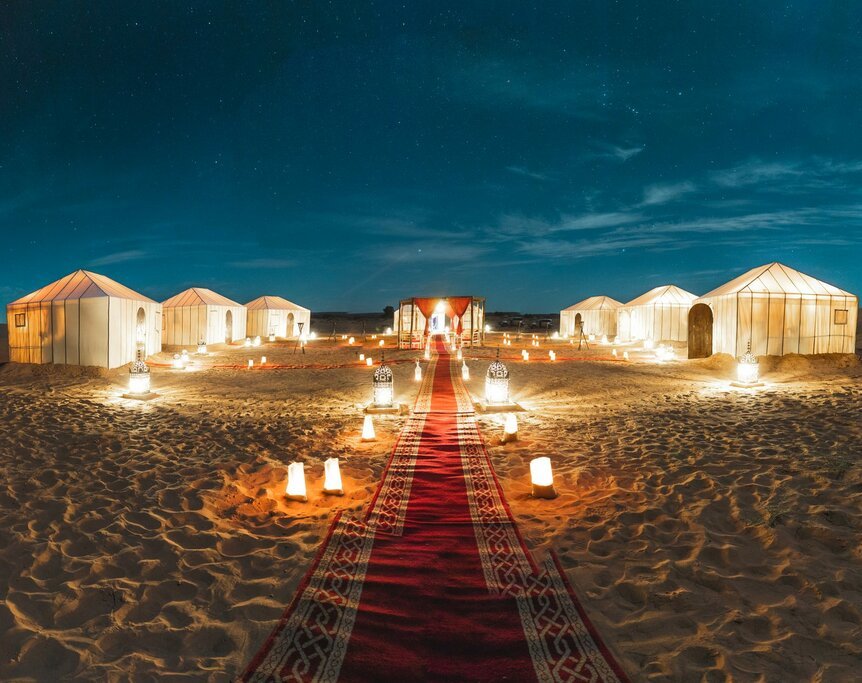 Overnight in a Luxury Desert Camp